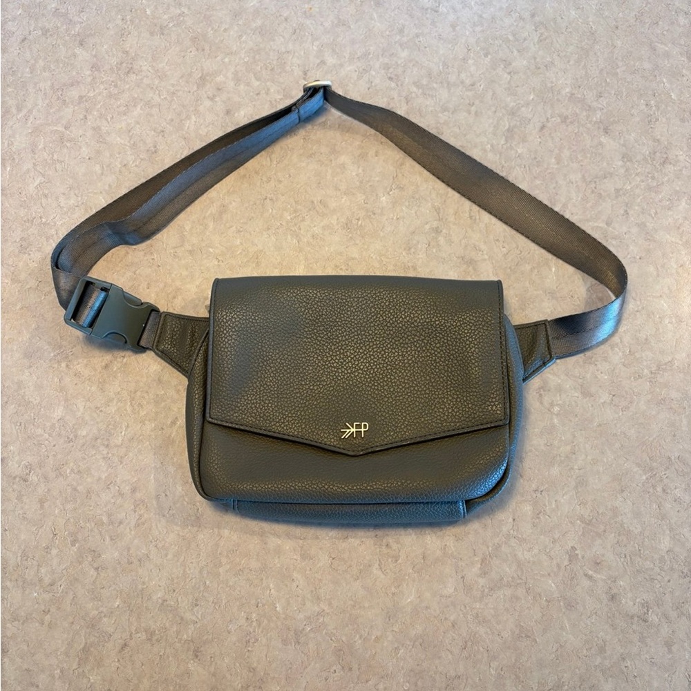 Freshly picked - Olive Leather Crossbody Bag